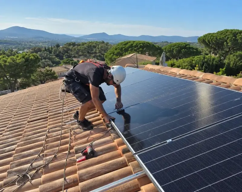 Installateur panneaux solaires Ance Féas — pose photovoltaïque sur toiture